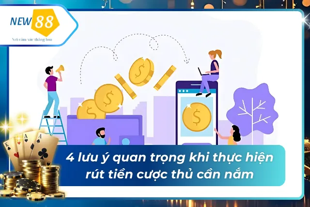 4 lưu ý khi thực hiện rút tiền người chơi cần nắm 